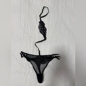 Bluebella Black Julienne Embroidered Harness